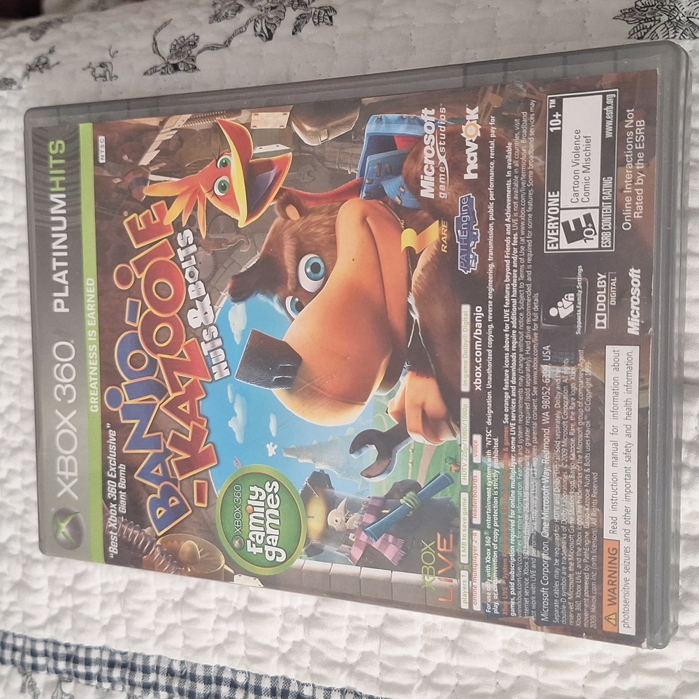 Xbox 360platimumhits games 2 games on original box
